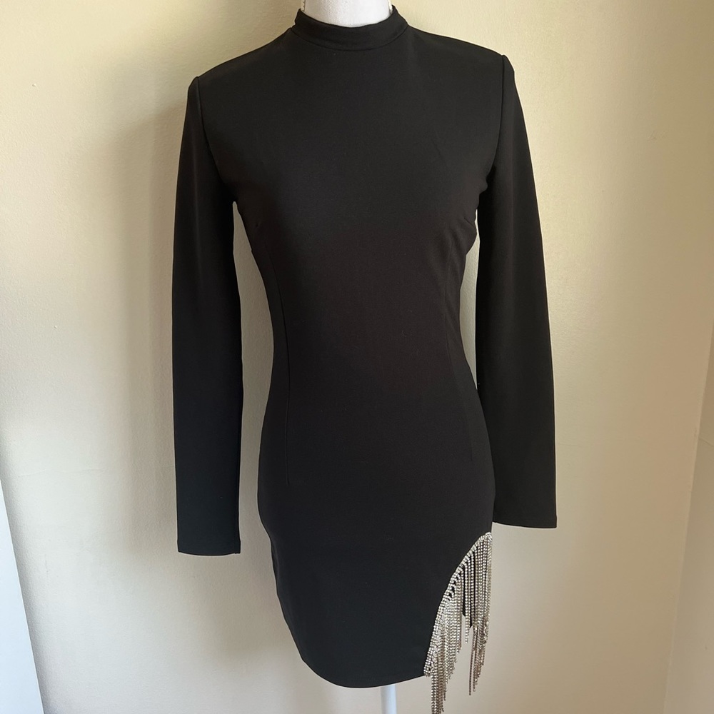 NWT Adika Long Sleeve with Rhinestone Cut-Out